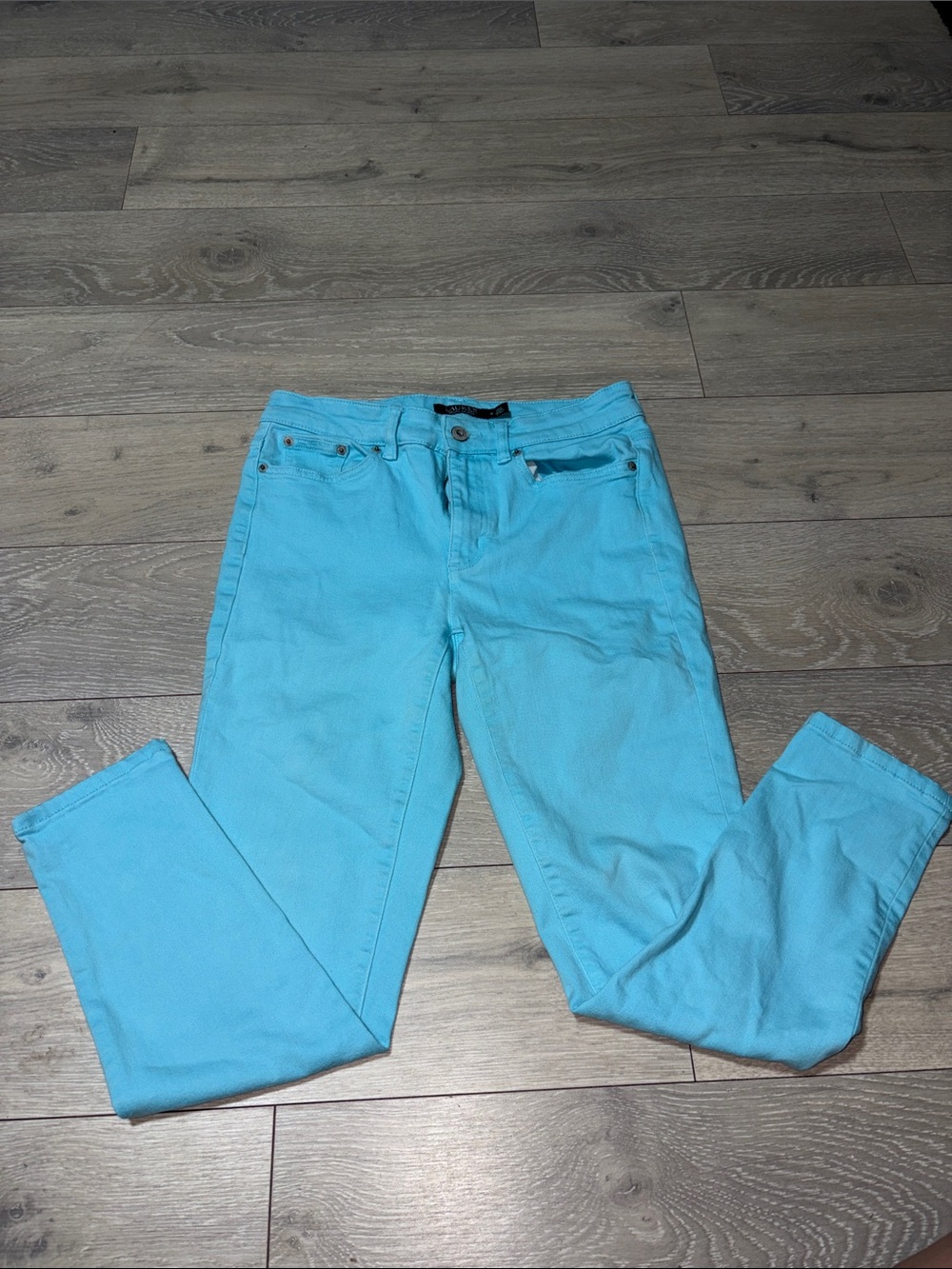 Ralph Lauren Women’s Turquoise Skinny Jeans